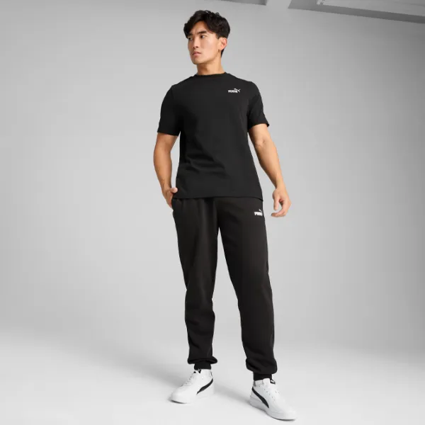 Tricou pentru bărbați Puma Ess Tape Tee 100% bumbac / Black photo 5