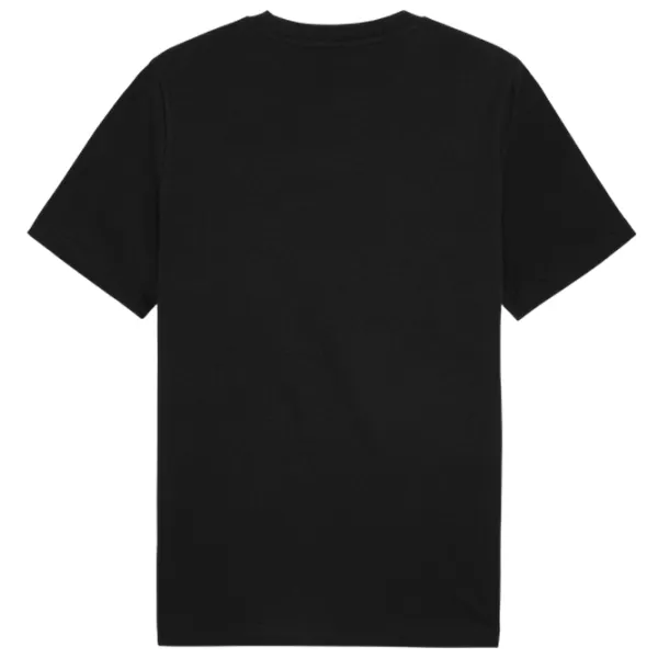 Футболка для мужчин Puma Ess Tape Tee 100% хлопок / Черный photo 2 Футболка для мужчин Puma Ess Tape Tee 100% хлопок / Черный photo 2