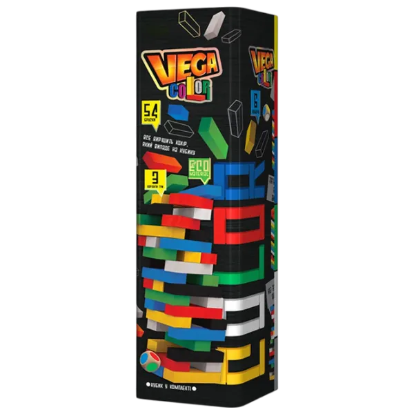 Joc de masă Danko Toys Vega Color 5+/ Jenga photo 1
