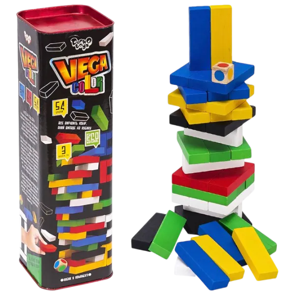Joc de masă Danko Toys Vega Color 5+/ Jenga photo 2
