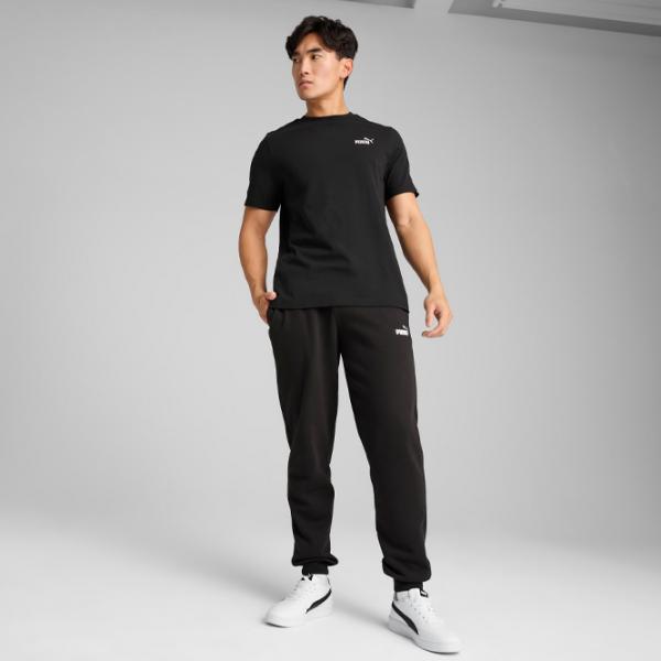 Tricou pentru bărbați Puma Ess Tape Tee 100% bumbac / Black photo 5