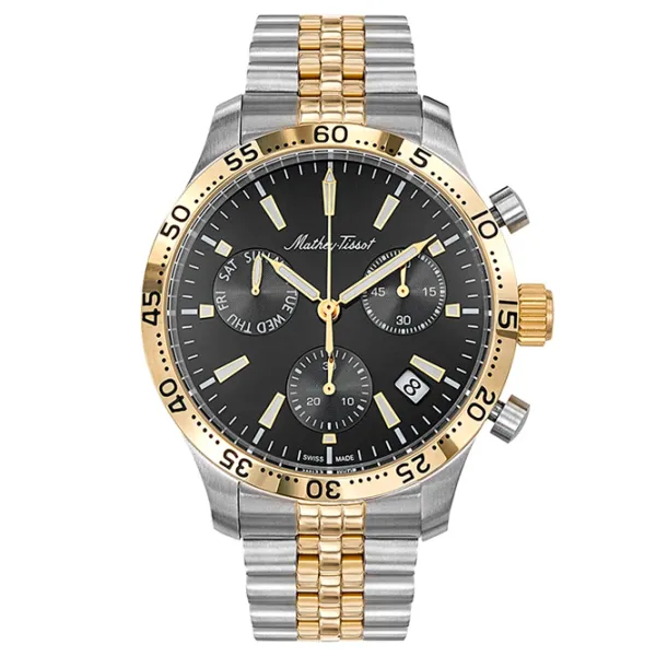 Ceas de mână pentru bărbați Mathey-Tissot H1822CHBN Cuarț / 42 mm photo 1 Ceas de mână pentru bărbați Mathey-Tissot H1822CHBN Cuarț / 42 mm photo 1