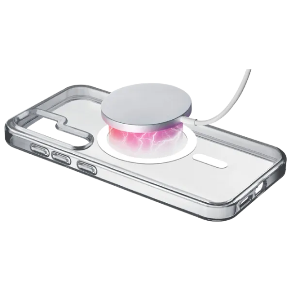 Чехол для смартфона Samsung Galaxy S25 5G Cellularline / MagSafe Back / ТПУ / White Прозрачный photo 1 Чехол для смартфона Samsung Galaxy S25 5G Cellularline / MagSafe Back / ТПУ / White Прозрачный photo 1