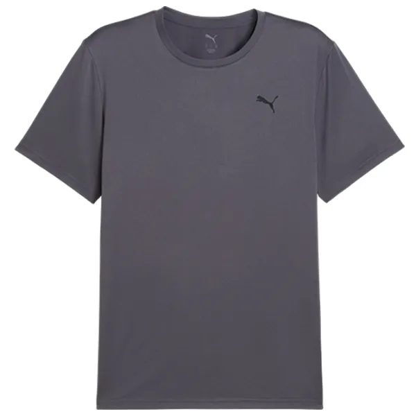 Tricou pentru bărbați Puma M Tad Essentials Left Chest Logo Tee 100% poliester / Dark Gray photo 1