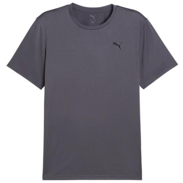Tricou pentru bărbați Puma M Tad Essentials Left Chest Logo Tee 100% poliester / Dark Gray photo 1