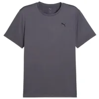 Футболка для мужчин Puma M Tad Essentials Left Chest Logo Tee 100% полиэстер / Тёмно-серый