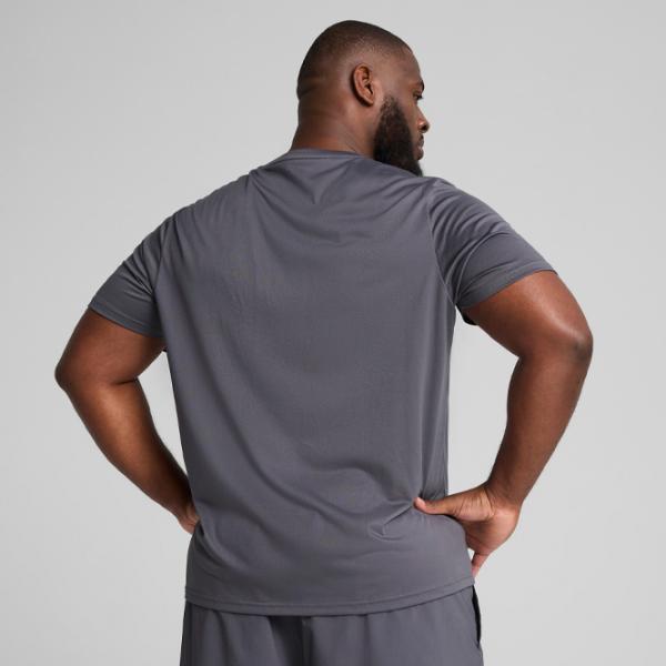 Tricou pentru bărbați Puma M Tad Essentials Left Chest Logo Tee 100% poliester / Dark Gray photo 4