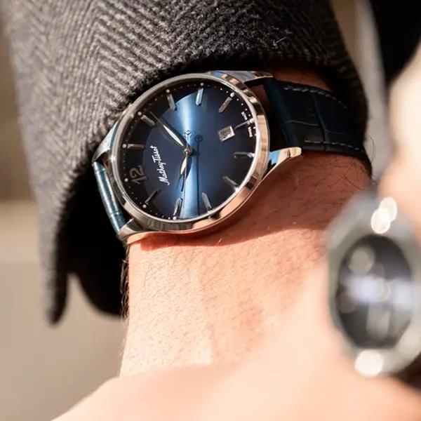 Ceas de mână unisex Mathey-Tissot H411ABU Cuarț / 42 mm photo 3 Ceas de mână unisex Mathey-Tissot H411ABU Cuarț / 42 mm photo 3