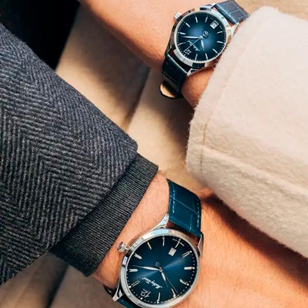 Ceas de mână unisex Mathey-Tissot H411ABU Cuarț / 42 mm photo 4 Ceas de mână unisex Mathey-Tissot H411ABU Cuarț / 42 mm photo 4