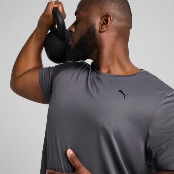 Футболка для мужчин Puma M Tad Essentials Left Chest Logo Tee 100% полиэстер / Тёмно-серый photo 6 Футболка для мужчин Puma M Tad Essentials Left Chest Logo Tee 100% полиэстер / Тёмно-серый photo 6