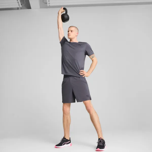 Tricou pentru bărbați Puma M Tad Essentials Left Chest Logo Tee 100% poliester / Dark Gray photo 5 Tricou pentru bărbați Puma M Tad Essentials Left Chest Logo Tee 100% poliester / Dark Gray photo 5