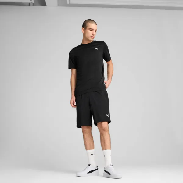 Tricou pentru bărbați Puma Ess Small Logo Poly Tee 100% poliester / Black photo 5 Tricou pentru bărbați Puma Ess Small Logo Poly Tee 100% poliester / Black photo 5