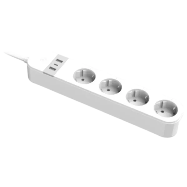 Prelungitor Gembird TSL-PS-S4U-01-W 1.5 m White photo 4 Prelungitor Gembird TSL-PS-S4U-01-W 1.5 m White photo 4