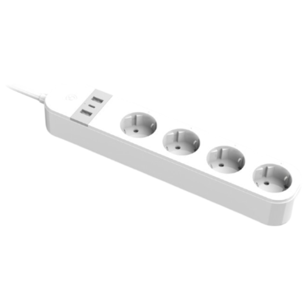 Prelungitor Gembird TSL-PS-S4U-01-W 1.5 m White photo 4 Prelungitor Gembird TSL-PS-S4U-01-W 1.5 m White photo 4