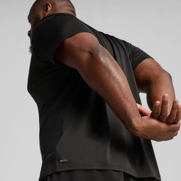 Футболка для мужчин Puma M Tad Essentials Left Chest Logo Tee 100% полиэстер / Черный photo 7 Футболка для мужчин Puma M Tad Essentials Left Chest Logo Tee 100% полиэстер / Черный photo 7