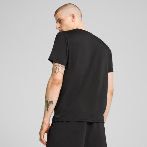Tricou pentru bărbați Puma M Tad Essentials Left Chest Logo Tee 100% poliester / Black photo 4