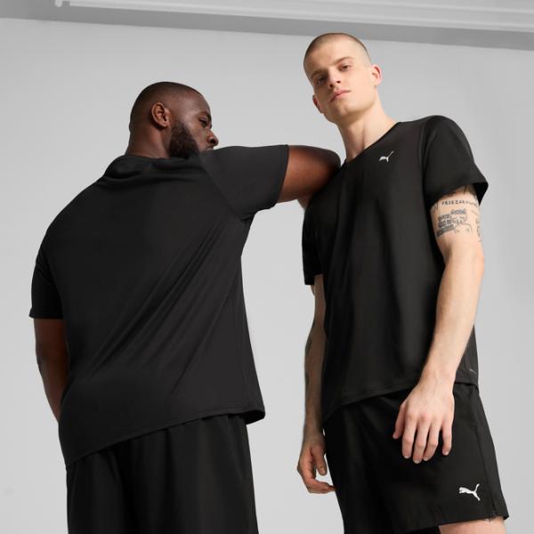Tricou pentru bărbați Puma M Tad Essentials Left Chest Logo Tee 100% poliester / Black photo 2
