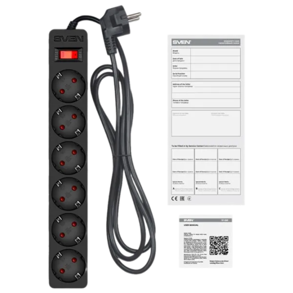 Prelungitor Sven SF-06E 5 m Black photo 4