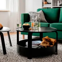 Журнальный столик Ikea Borgeby 5455300 Черный photo 5