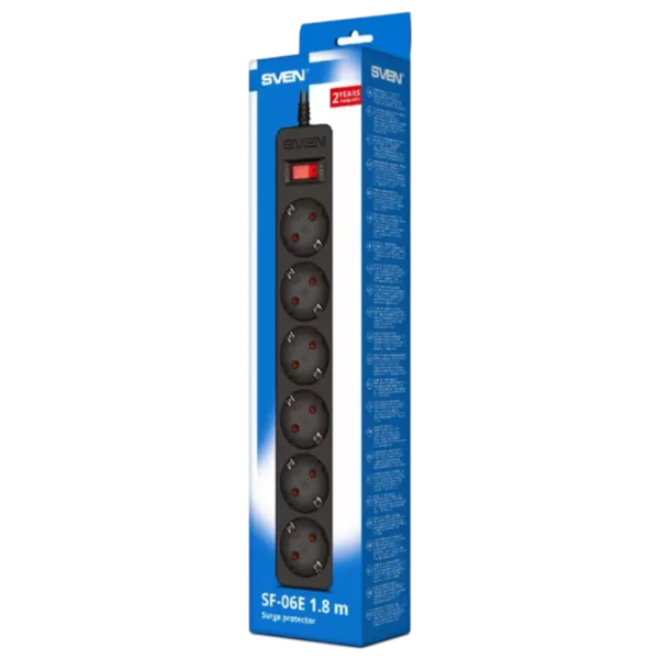 Prelungitor Sven SF-06E 1.8 m Black photo 4