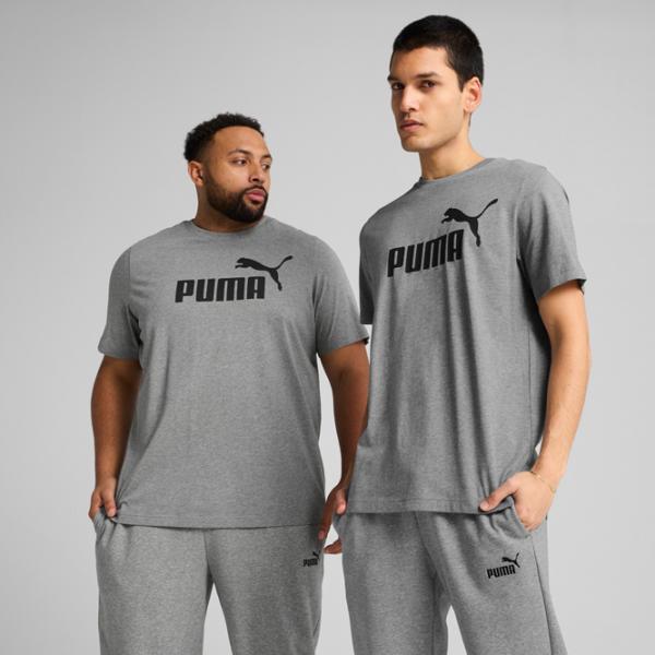 Tricou pentru bărbați Puma Ess No. 1 Logo Tee 100% bumbac / Gray photo 3 Tricou pentru bărbați Puma Ess No. 1 Logo Tee 100% bumbac / Gray photo 3