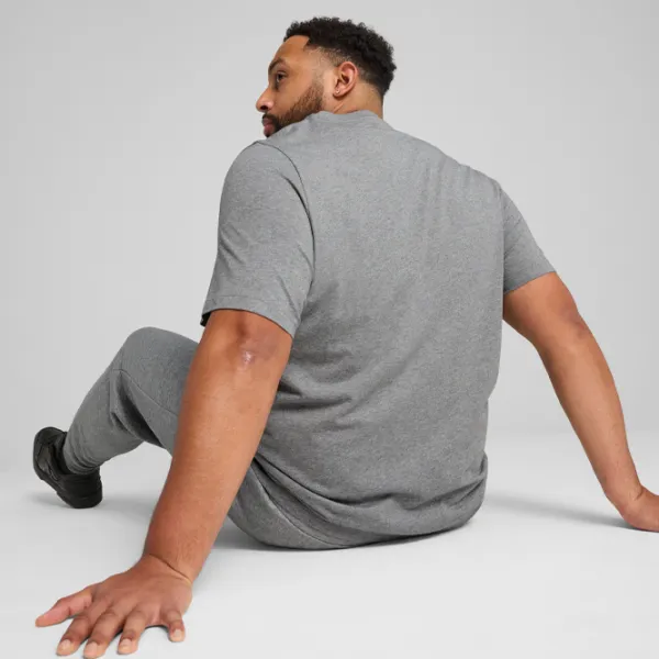 Футболка для мужчин Puma Ess No. 1 Logo Tee 100% хлопок / Серый photo 4