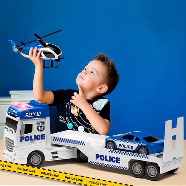 Грузовик Richi Tichi 412198 8600023412198  / / Серый Белый photo 2 Грузовик Richi Tichi 412198 8600023412198  / / Серый Белый photo 2