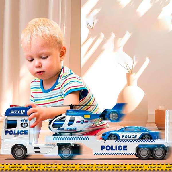 Грузовик Richi Tichi 412198 8600023412198  / / Серый Белый photo 3 Грузовик Richi Tichi 412198 8600023412198  / / Серый Белый photo 3