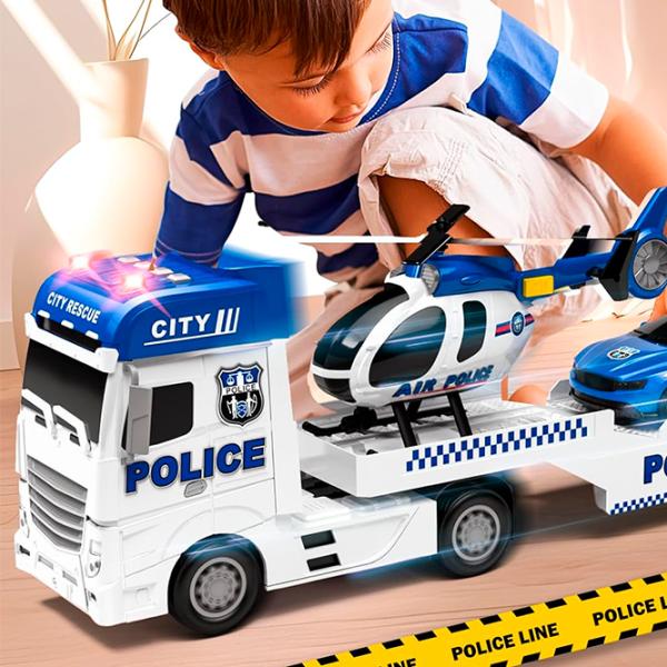 Грузовик Richi Tichi 412198 8600023412198  / / Серый Белый photo 4 Грузовик Richi Tichi 412198 8600023412198  / / Серый Белый photo 4