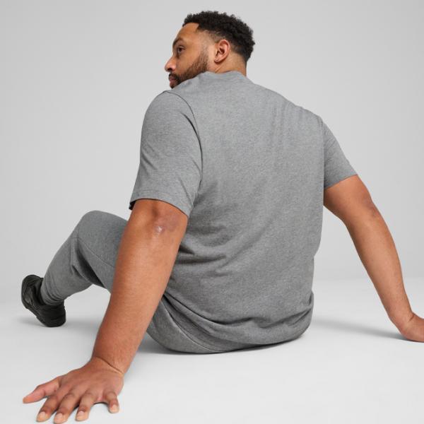 Футболка для мужчин Puma Ess No. 1 Logo Tee 100% хлопок / Серый photo 5 Футболка для мужчин Puma Ess No. 1 Logo Tee 100% хлопок / Серый photo 5