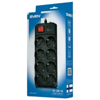Удлинитель Sven SF-08E-16 1.8 м Черный photo 4