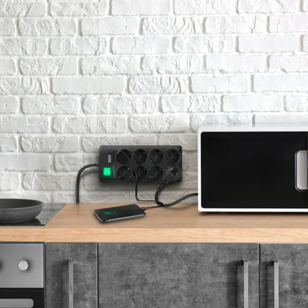 Prelungitor Sven SF-08E-16 3 m Black photo 5