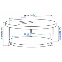 Журнальный столик Ikea Frotorp 5455301 Антрацит photo 6