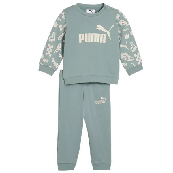 Спортивный костюм для мальчиков Puma PU68628430  74 / Зеленый photo 1