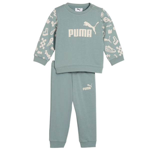 Спортивный костюм для мальчиков Puma PU68628430  74 / Зеленый photo 1
