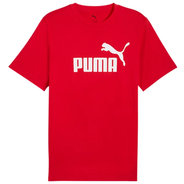 Tricou pentru bărbați Puma Ess No. 1 Logo Tee 100% bumbac / Red photo 1