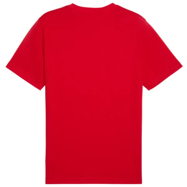 Tricou pentru bărbați Puma Ess No. 1 Logo Tee 100% bumbac / Red photo 3