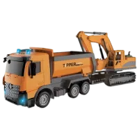 Грузовик Richi Tichi 00338 8600022200338  / / Серый Оранжевый