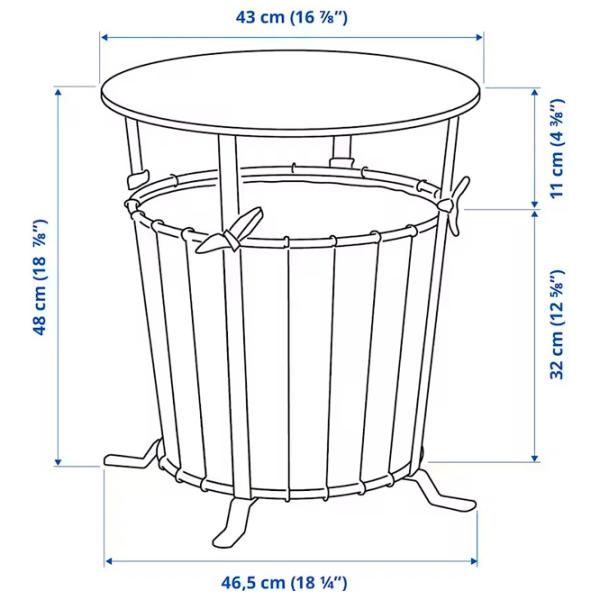 Măsuță de cafea Ikea Angesbyn 5483541 Brown photo 6