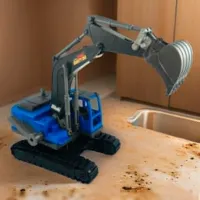 Excavator Richi Tichi 00222 8600022200222 / / Black Multicolor photo 7