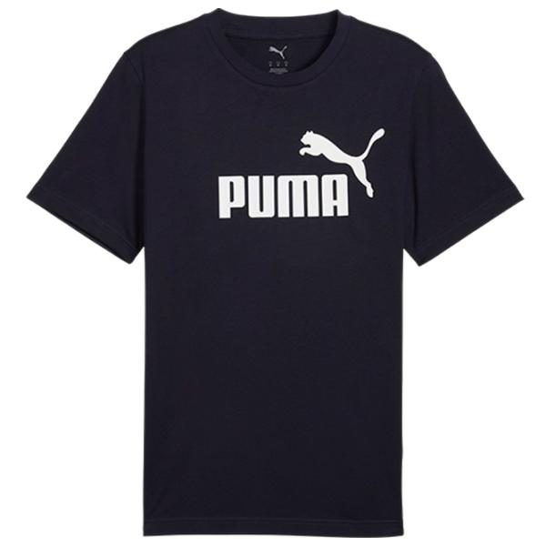 Tricou pentru bărbați Puma Ess No. 1 Logo Tee 100% bumbac / Navy photo 1