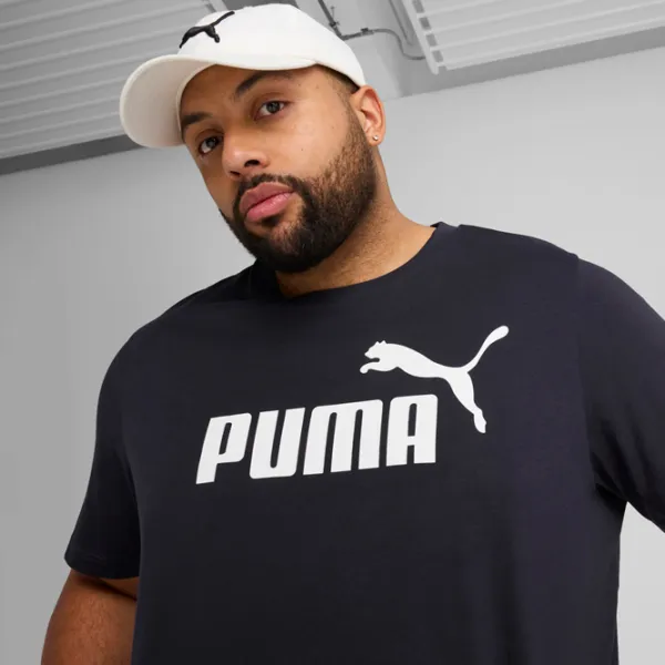 Tricou pentru bărbați Puma Ess No. 1 Logo Tee 100% bumbac / Navy photo 7