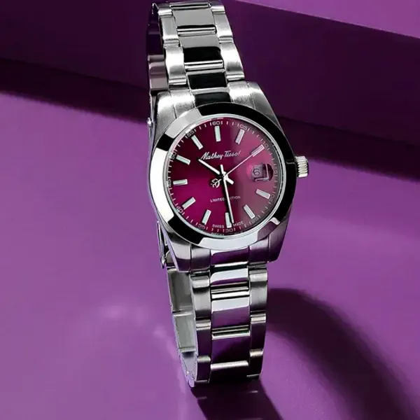 Ceas de mână pentru femei Mathey-Tissot D451PU Cuarț / 30 mm photo 2