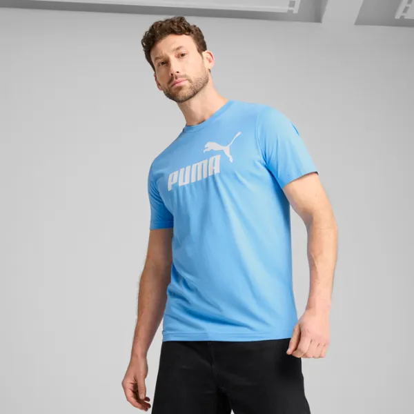 Футболка для мужчин Puma Ess No. 1 Logo Tee (S) 100% хлопок / Светло-синий photo 3 Футболка для мужчин Puma Ess No. 1 Logo Tee (S) 100% хлопок / Светло-синий photo 3