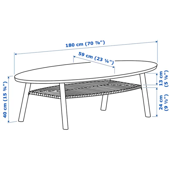 Журнальный столик Ikea Stockholm 5290223 Коричневый photo 6