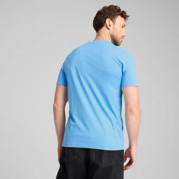 Футболка для мужчин Puma Ess No. 1 Logo Tee (S) 100% хлопок / Светло-синий photo 4