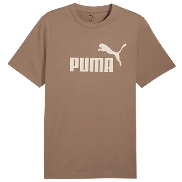 Футболка для мужчин Puma Ess No. 1 Logo Tee (S) 100% хлопок / Светло-коричневый photo 1