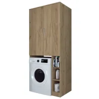 Dulap pentru mașini de spălat Marcel Prod MS 2U  PAL / Gray Craft Oak