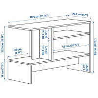 Măsuță de cafea Ikea Holmerud 5691212 Brown photo 5