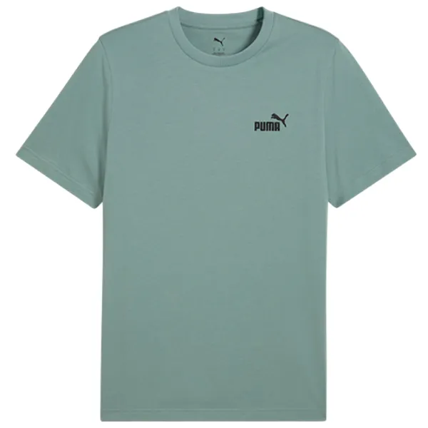 Tricou pentru bărbați Puma Ess Small No. 1 Logo Tee (S) 100% bumbac / Green Moon photo 1
